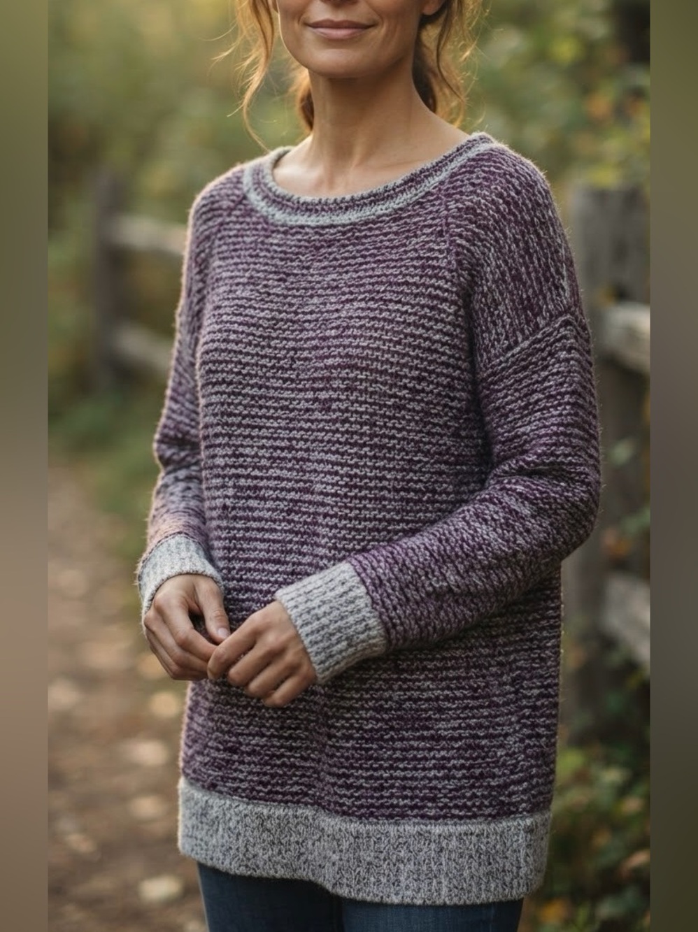 Roots Marled Sweater Size XS
